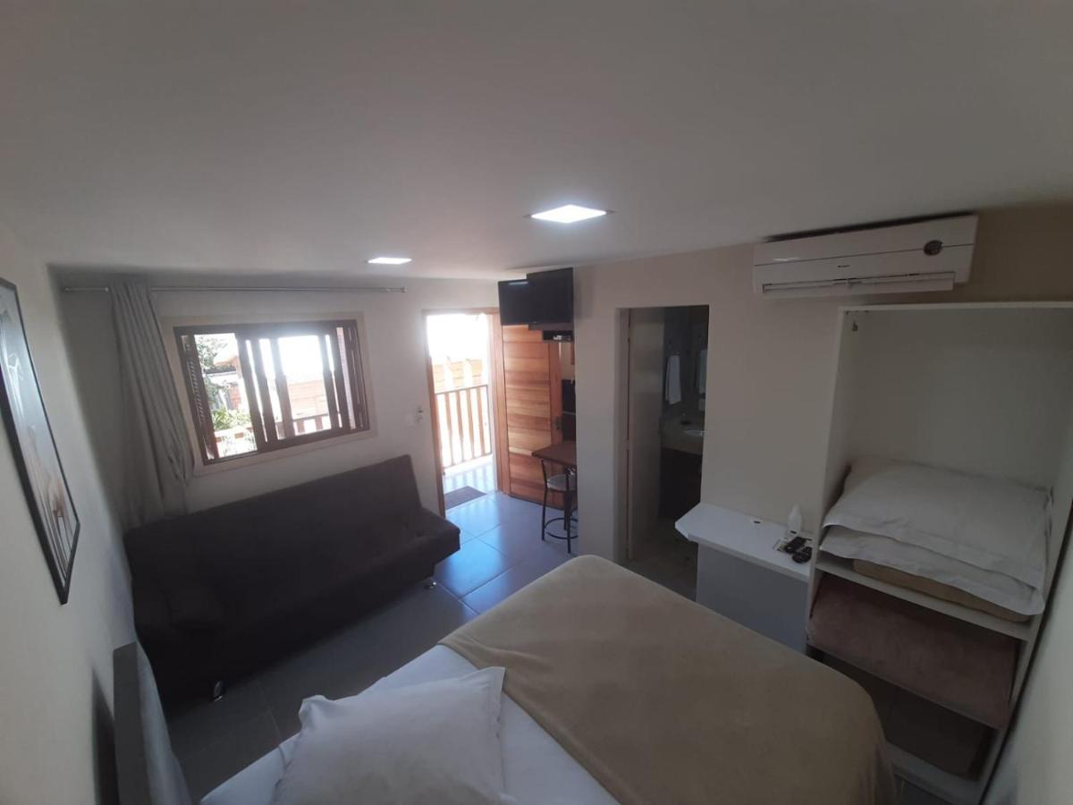 شقة Flats Ouro Gramado Localizado A 900 Metros Da Entrada Do Centro De غرامادو المظهر الخارجي الصورة