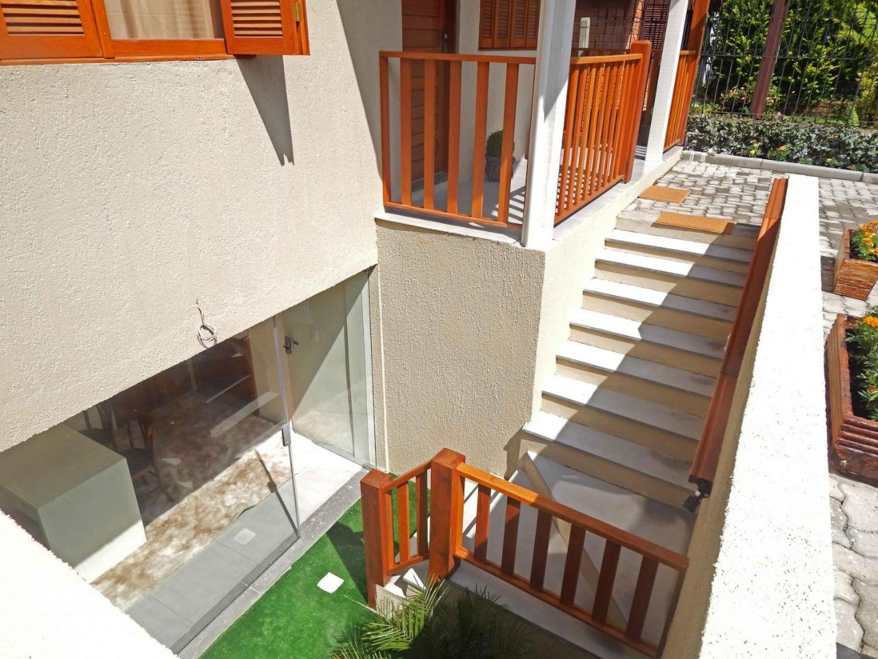 شقة Flats Ouro Gramado Localizado A 900 Metros Da Entrada Do Centro De غرامادو المظهر الخارجي الصورة