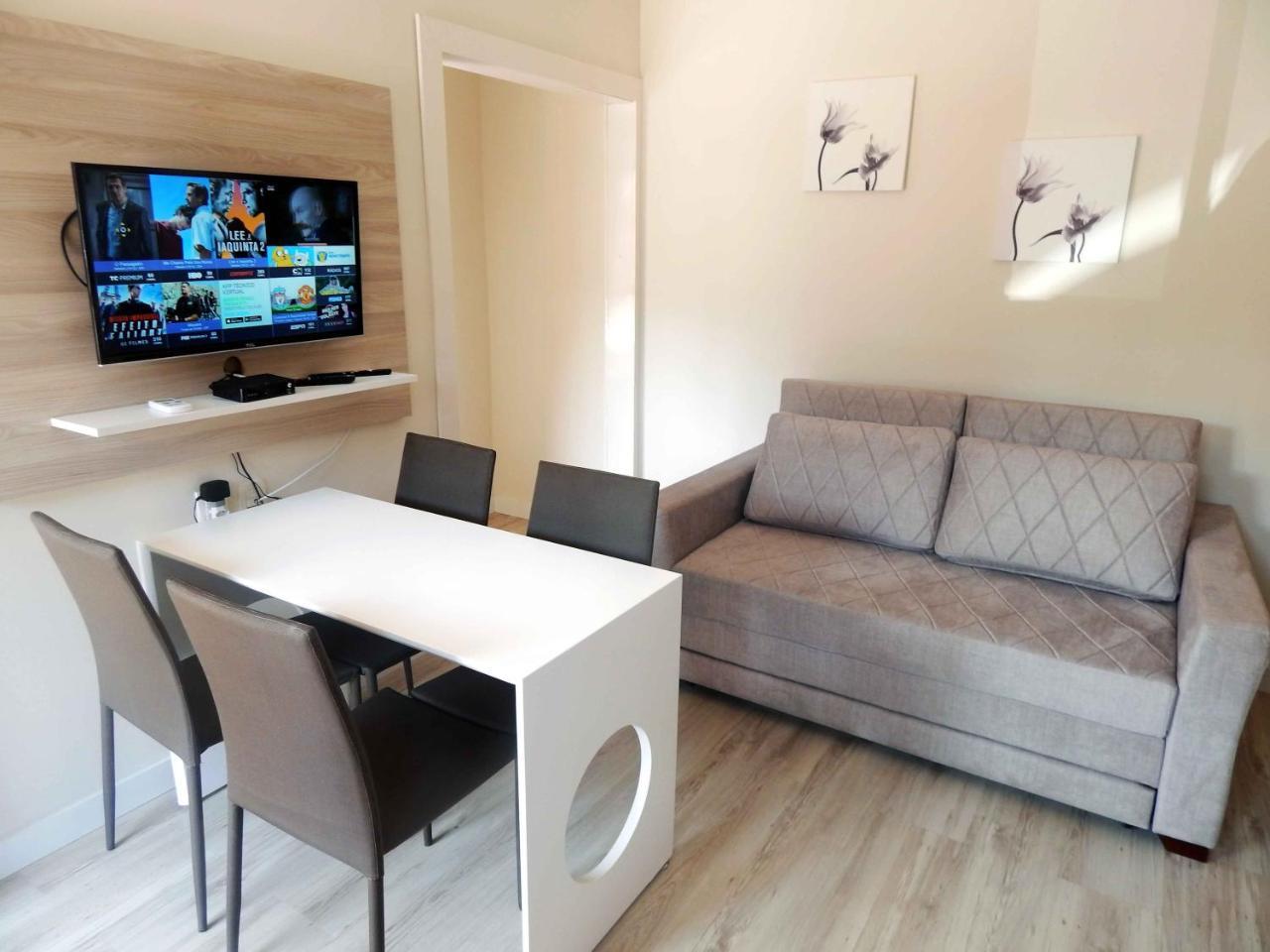 شقة Flats Ouro Gramado Localizado A 900 Metros Da Entrada Do Centro De غرامادو المظهر الخارجي الصورة